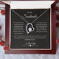 To My Soulmate Necklace, Vday Gifts For Her, Valentines Gift For Soulmate, Wife, Gf, Girlfriend, Fiancee, Future Wife, Message Card Jewelry.