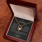 To My Soulmate Necklace, Vday Gifts For Her, Valentines Gift For Soulmate, Wife, Gf, Girlfriend, Fiancee, Future Wife, Message Card Jewelry.