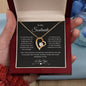 To My Soulmate Necklace, Vday Gifts For Her, Valentines Gift For Soulmate, Wife, Gf, Girlfriend, Fiancee, Future Wife, Message Card Jewelry.