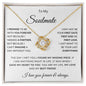 To My Soulmate| Valentine's Day Necklace Gift |My Soulmate Necklace | Gift for Wife | Girlfriend |Fiancée I Anniversary | Soul Mates Gift | Soulmate Jewelry