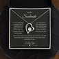 To My Soulmate Necklace, Vday Gifts For Her, Valentines Gift For Soulmate, Wife, Gf, Girlfriend, Fiancee, Future Wife, Message Card Jewelry.