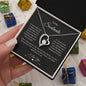 To My Soulmate Necklace, Vday Gifts For Her, Valentines Gift For Soulmate, Wife, Gf, Girlfriend, Fiancee, Future Wife, Message Card Jewelry.