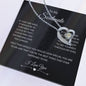 To My Soulmate Necklace, Vday Gifts For Her, Valentines Gift For Soulmate, Wife, Gf, Girlfriend, Fiancee, Future Wife, Message Card Jewelry.