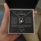 To My Soulmate Necklace, Vday Gifts For Her, Valentines Gift For Soulmate, Wife, Gf, Girlfriend, Fiancee, Future Wife, Message Card Jewelry.