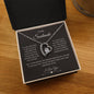 To My Soulmate Necklace, Vday Gifts For Her, Valentines Gift For Soulmate, Wife, Gf, Girlfriend, Fiancee, Future Wife, Message Card Jewelry.